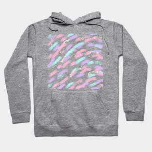 Colorful watercolor abstract glitter sparkle art Hoodie